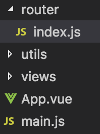 vue-router的目录