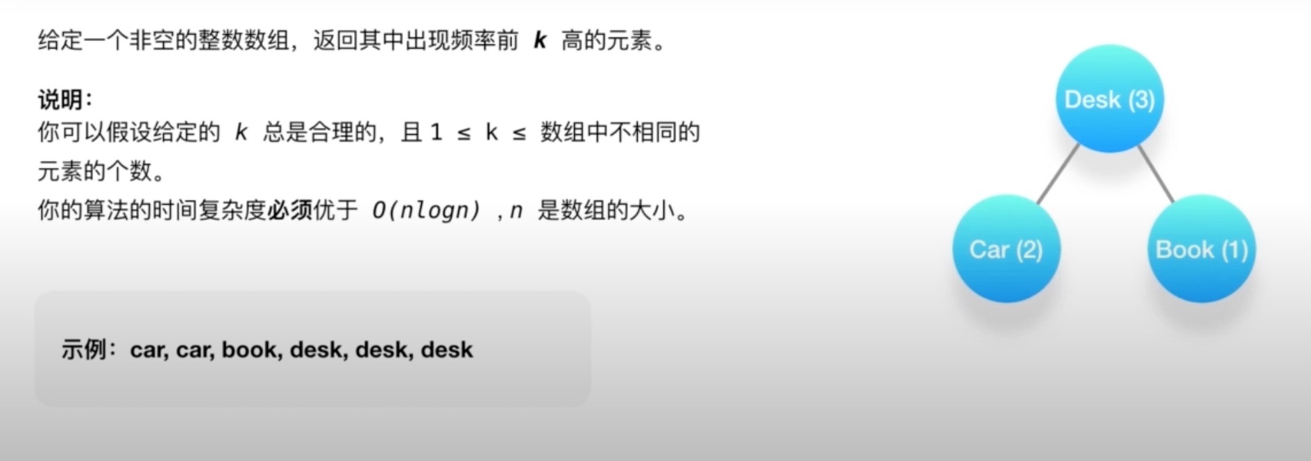 前K个高频元素