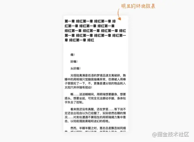右环绕效果