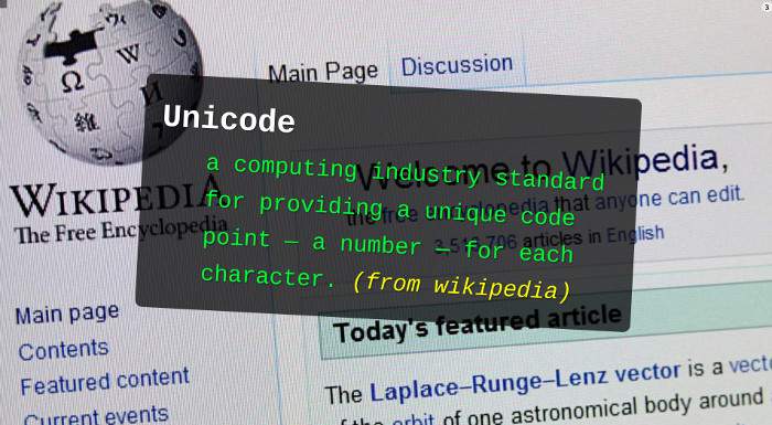 unicode