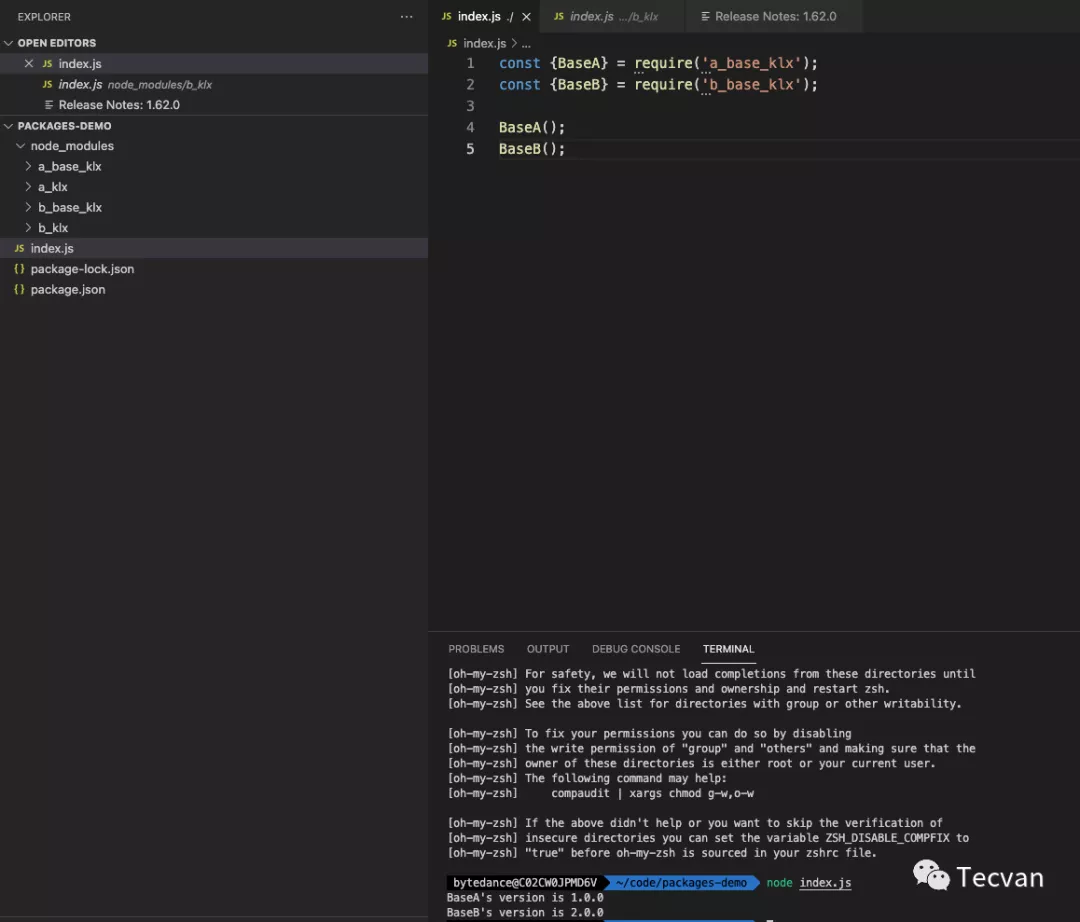 直接使用依赖包的依赖包