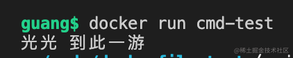 docker run