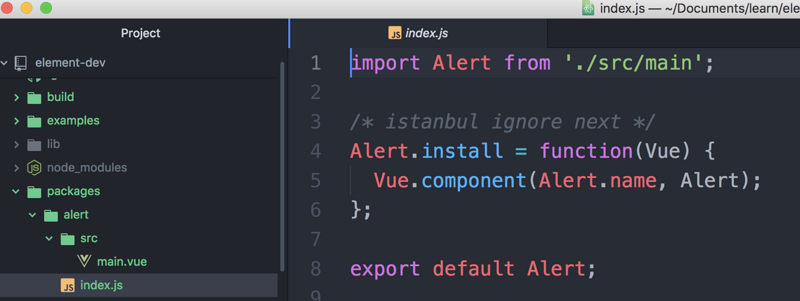 element中alert模块