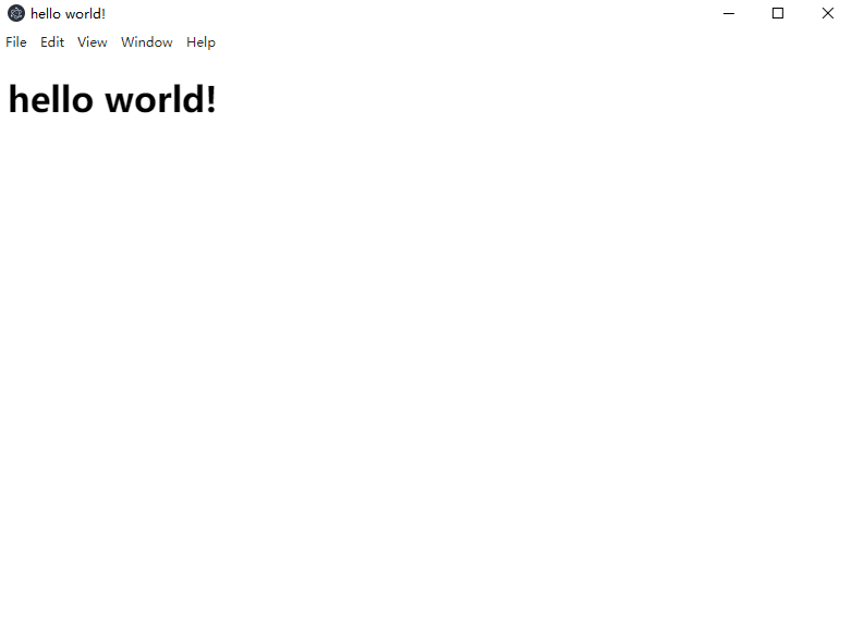 Hello World