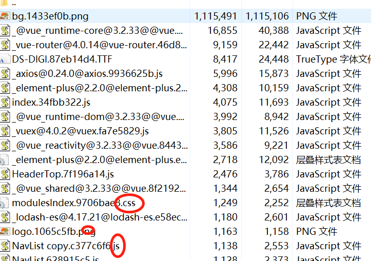 都存在一个文件夹