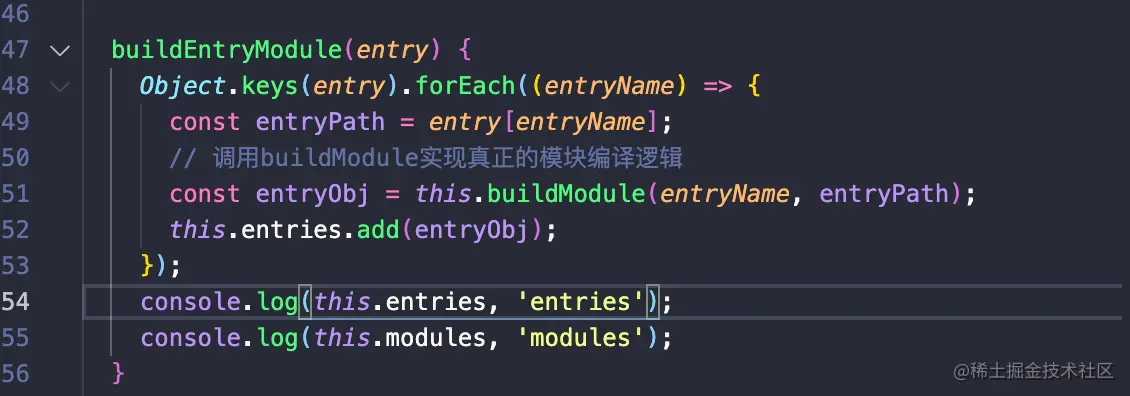 module依赖存在打印